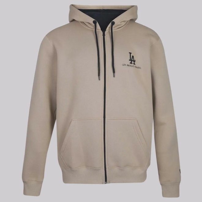 Jaqueta de Moletom Masculina New Era MLB Los Angeles Dodgers - Foto 1