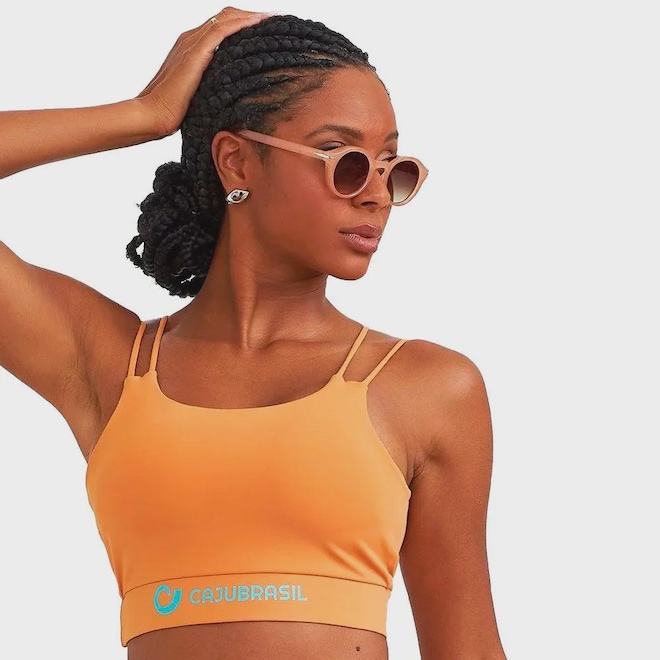 Top Feminino Caju Brasil Nakay - Foto 1