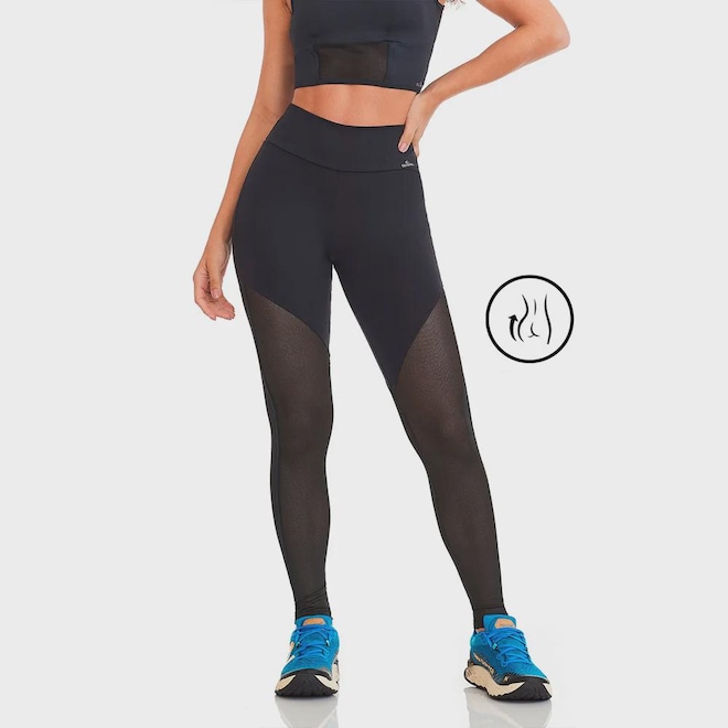 Calça Legging Feminina Caju Brasil Nz Breathe - Foto 1