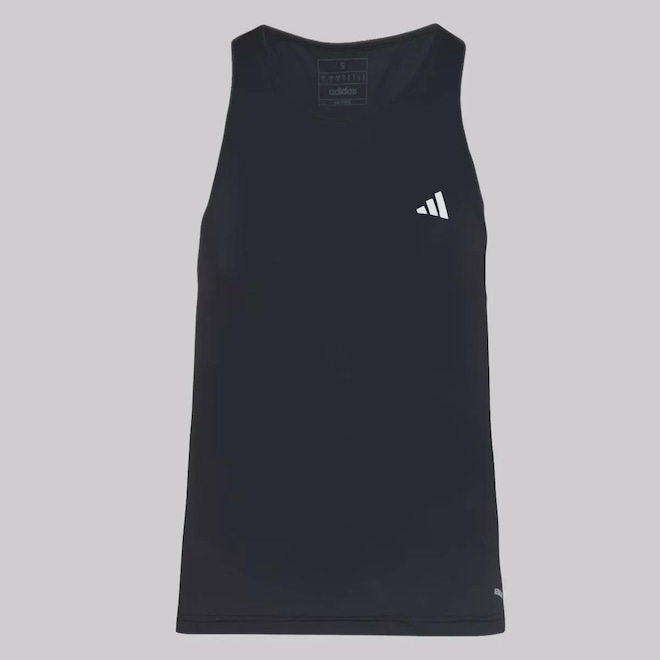 Camiseta Regata adidas Own The Run 3S Masculina - Foto 1