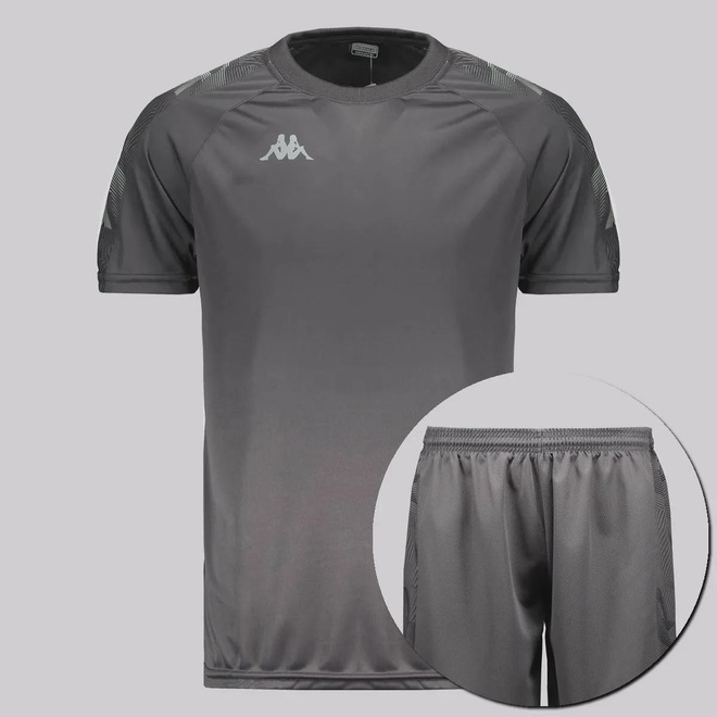 Camiseta Kappa Athens + Bermuda Kappa Warsaw Masculina - Foto 1
