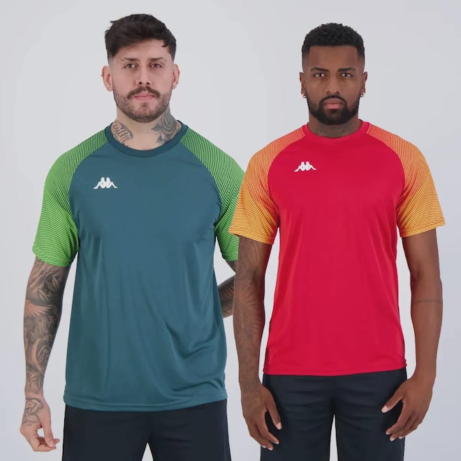 Camiseta Kappa Burke - 2 Unidades - Masculina - Foto 1