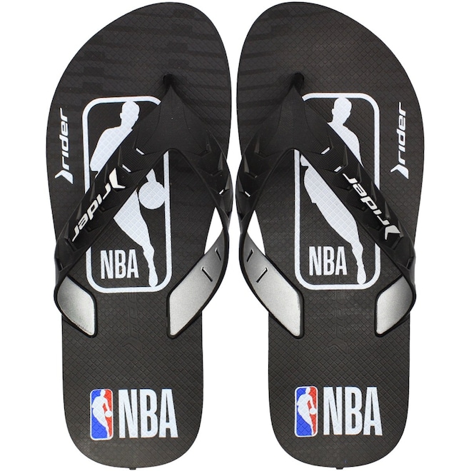 Chinelo de Dedo Masculino Rider Street Duo NBA - Foto 1
