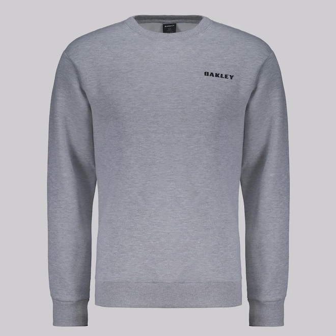 Blusão de Moletom Masculino Oakley Bark Crew - Foto 1