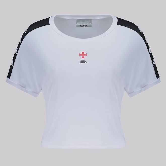 Cropped do Vasco Feminino Kappa Supp Lee - Foto 1