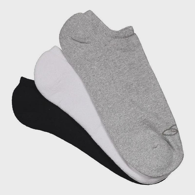 Kit Meia Olympikus Tripk Cano Invisível Unissex - Foto 1