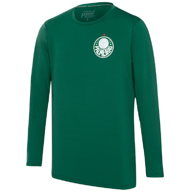 Camisa do Palmeiras Masculina Betel Brave II Manga Longa UV - Foto 1