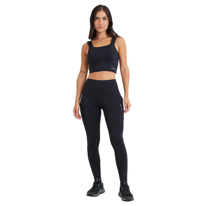 Conjunto Feminino Galapagos Adrenaline Top Alça + Legging UV 50 - Foto 1