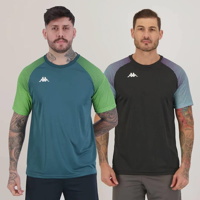 Kit 2 Camisas Kappa Burke Masculina - Foto 1