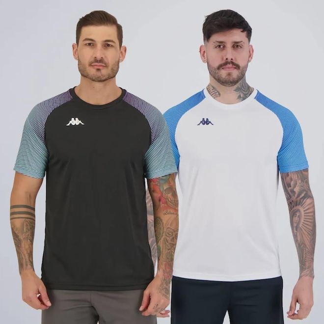 Kit 2 Camisas Kappa Burke Masculina - Foto 1