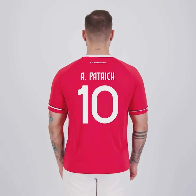 Camisa do Internacional Alan Patrick 10 Strong Masculina - Foto 1