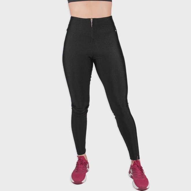 Calça Legging Feminina Caju Brasil Classic com Zíper - Foto 1
