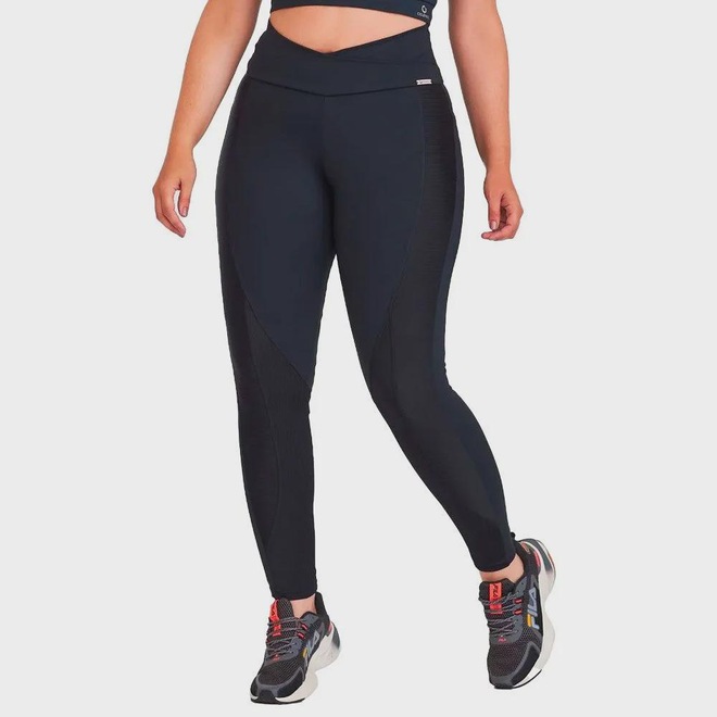 Calça Legging Feminina Caju Brasil Nz Cos Alto - Foto 1