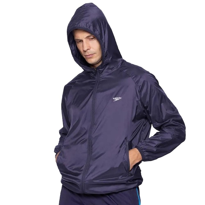 Jaqueta Corta Vento Masculina Speedo Essential - Foto 1