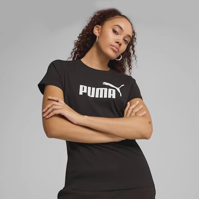Camiseta Feminina Puma ESS NO. 1 Logo - Foto 1