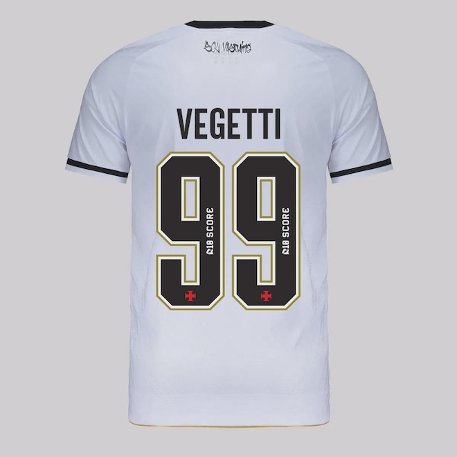 Camisa do Vasco II 2025 99 Vegetti Kappa Masculina - Foto 1