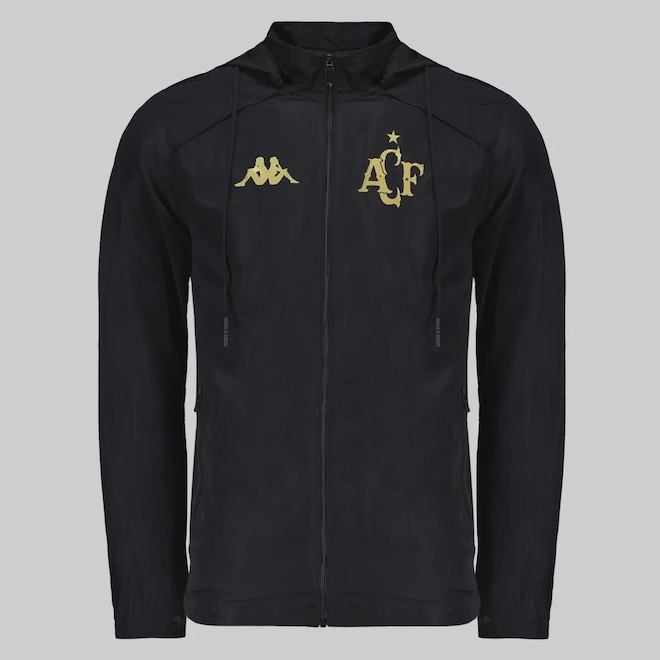 Jaqueta Corta Vento da Chapecoense Kappa com Capuz Masculina - Foto 1