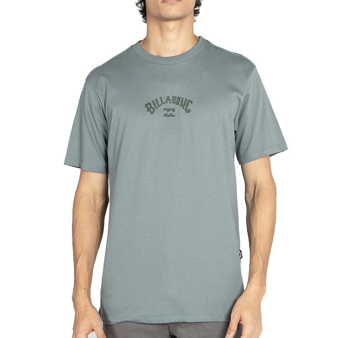 Camiseta Masculina Billabong Mid Arch WT25 - Foto 1