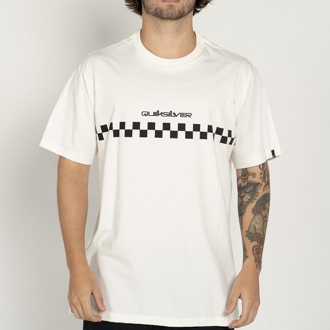 Camiseta Masculina Quiksilver Checker - Foto 1
