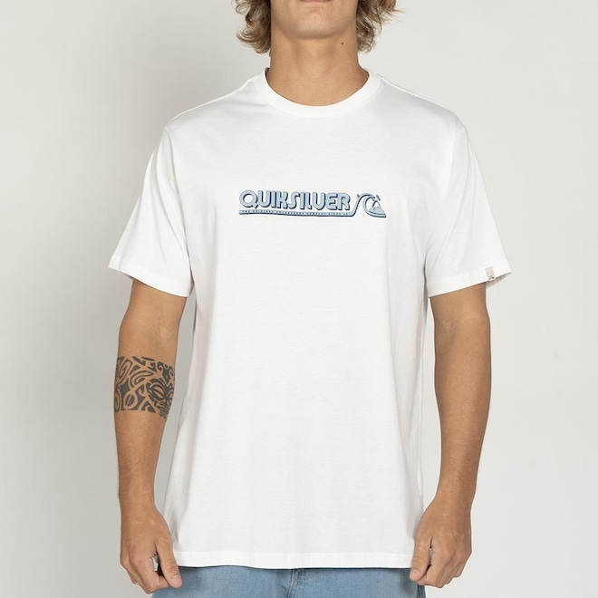 Camiseta Masculina Quiksilver Retro Bubble WT25 - Foto 1