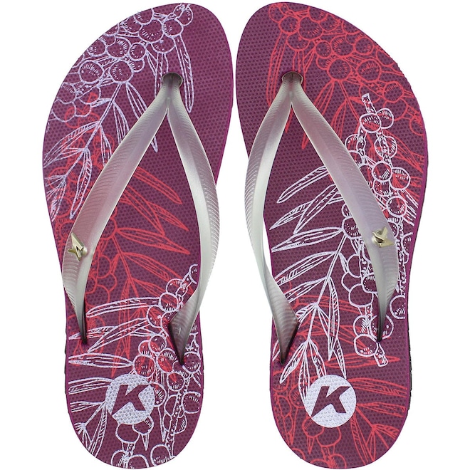 Sandália Kenner Ibiza Pro Açaí Vulcanizada Feminina - Foto 1