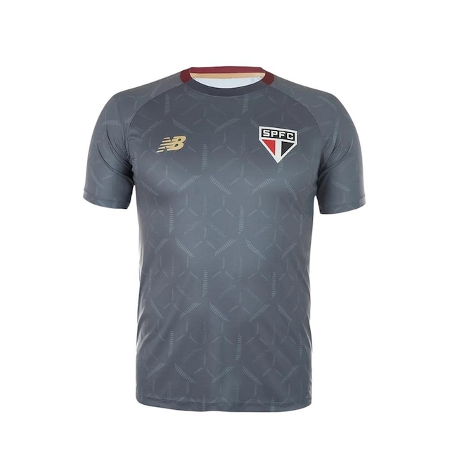 Camisa do São Paulo Masculina New Balance Treino 2025 - Foto 1