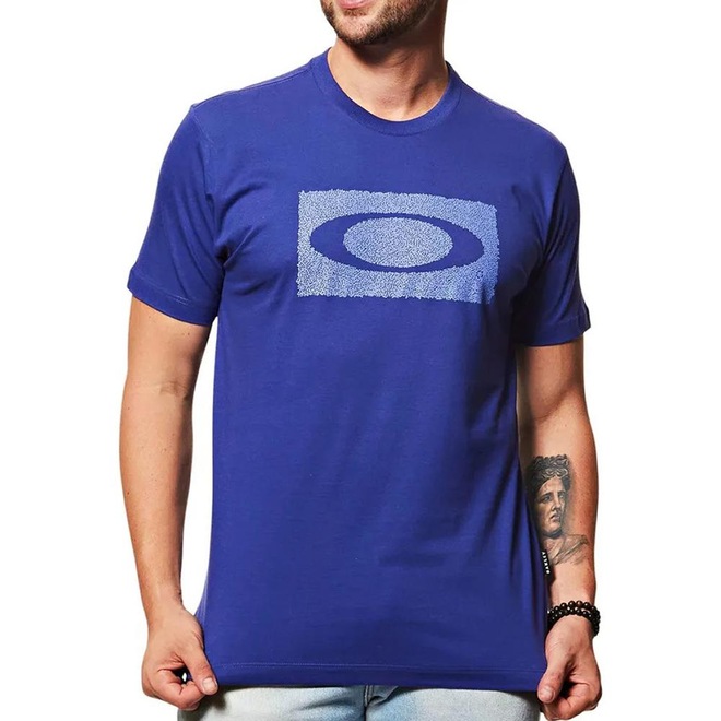 Camiseta Masculina Oakley Ellipse Organic - Foto 1