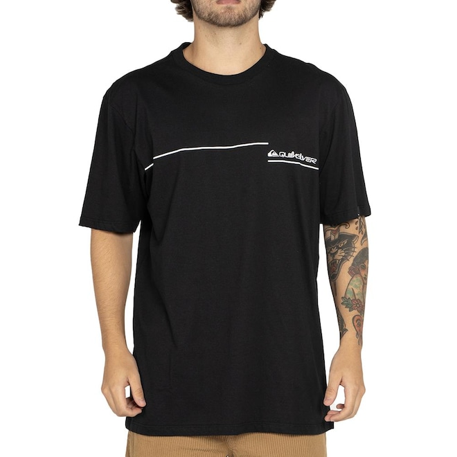Camiseta Masculina Quiksilver New Lines - Foto 1