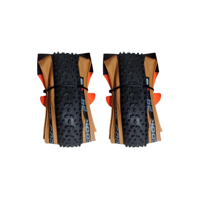 Par de Pneu Arisun 29 x 2.25 bike MTB MountCook Kevlar creme - Foto 1