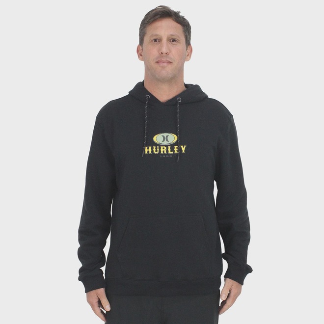 Blusão de Moletom Masculino Hurley Retro Waves - Foto 1