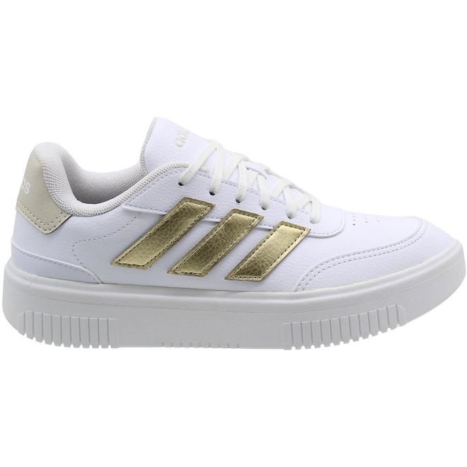 Tênis Feminino Casual Adidas Courtblock Bold - Foto 1