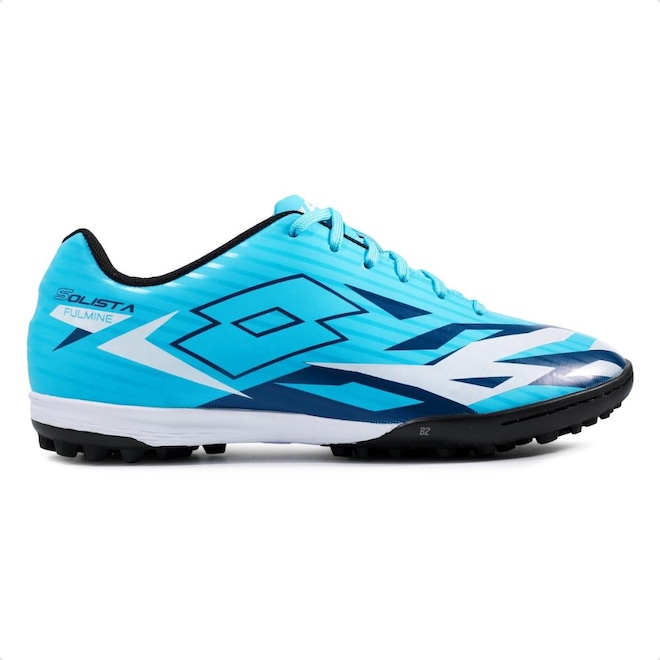 Chuteira de Society Adulto Lotto Solista Fulmine B700 - Foto 1