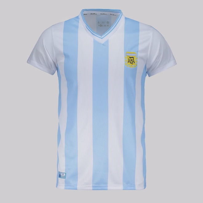 Camisa Argentina Copa 1990 RetrôMania Masculina - Foto 1
