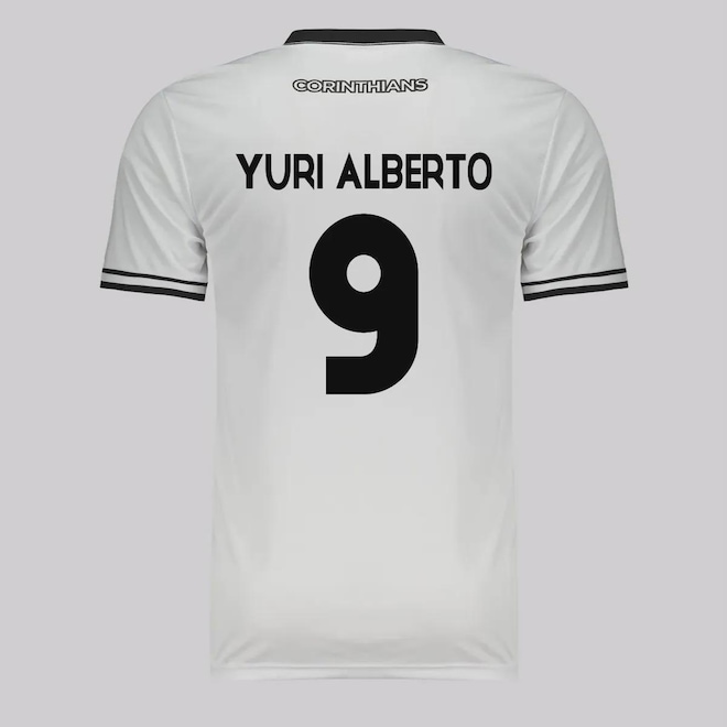 Camisa do Corinthians Logo 9 Yuri Alberto Futfanatics Masculina - Foto 1