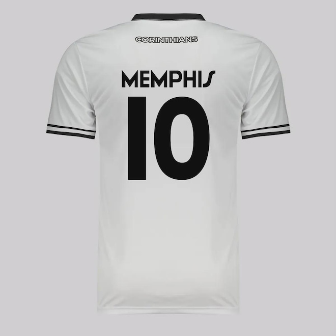 Camisa do Corinthians Logo 10 Memphis Futfanatics Masculina - Foto 1
