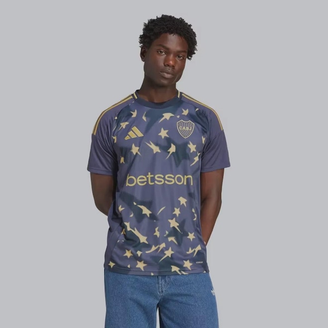 Camisa do Boca Juniors adidas III 2025 Masculina - Foto 1