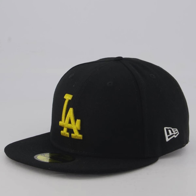 Boné New Unissex Era MLB Los Angeles Dodgers 5950 Aba Reta - Foto 1