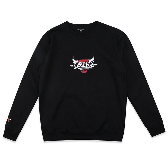 Blusão de Moletom Masculino New Era Chicago Bulls NBA Core Street - Foto 1