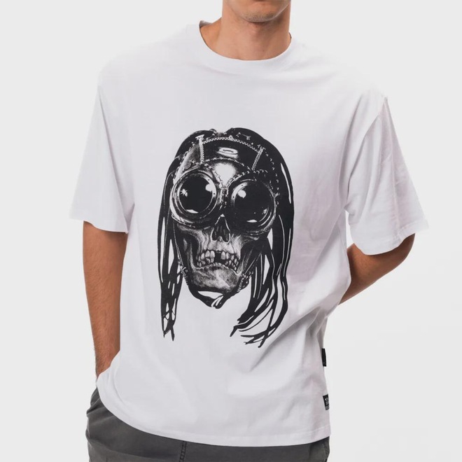 Camiseta Masculina Oakley Skull Medusa - Foto 1