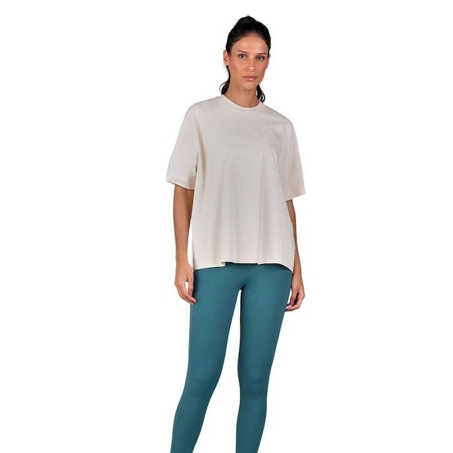 Camiseta Feminina Alto Giro Stay Fresh Oversized - Foto 1