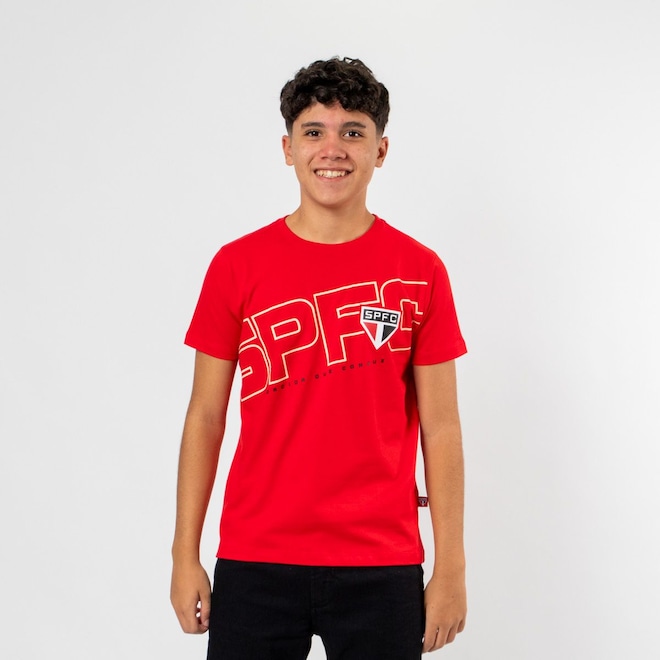 Camiseta do São Paulo Surf Center Oficial SPFC Infantil - Foto 1