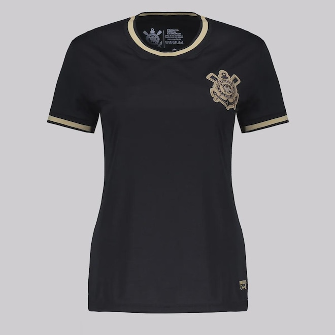 Camisa do Corinthians Classic Futfanatics Feminina - Foto 1