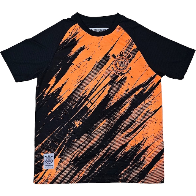 Camisa do Corinthians Rajados Bomache Infantil - Foto 1