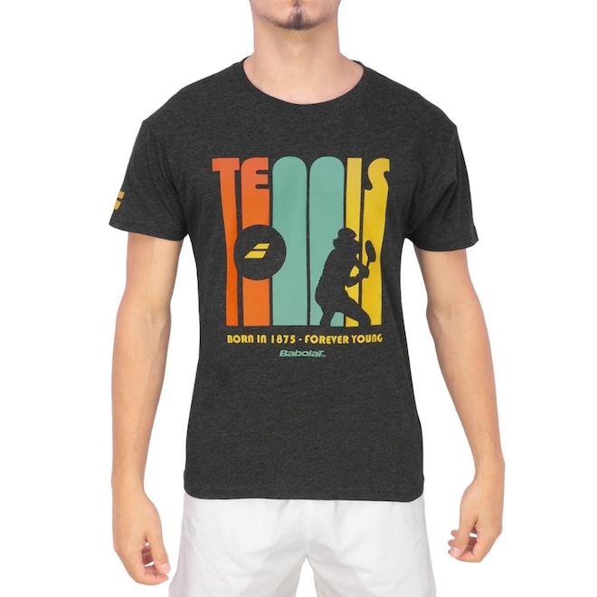 Camiseta Babolat Exercise Message Tee - Foto 1