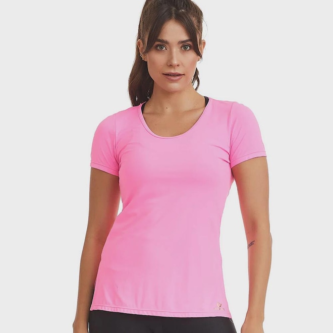 Camiseta Feminina Caju Brasil Slit Classic - Foto 1