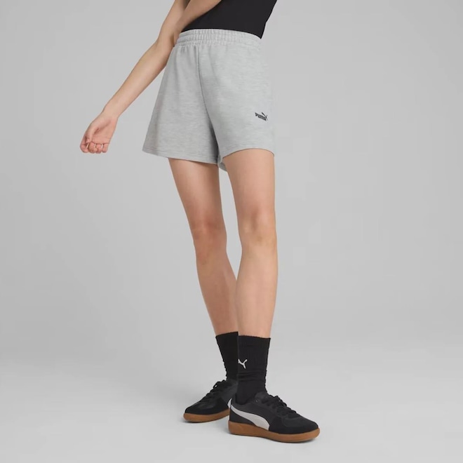 Shorts Puma ESS Small NO. 1 Logo 5 Feminino - Foto 1