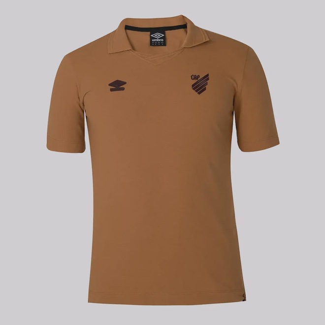 Camisa Polo do Athletico Paranaense Umbro Viagem 2025 Masculina - Foto 1