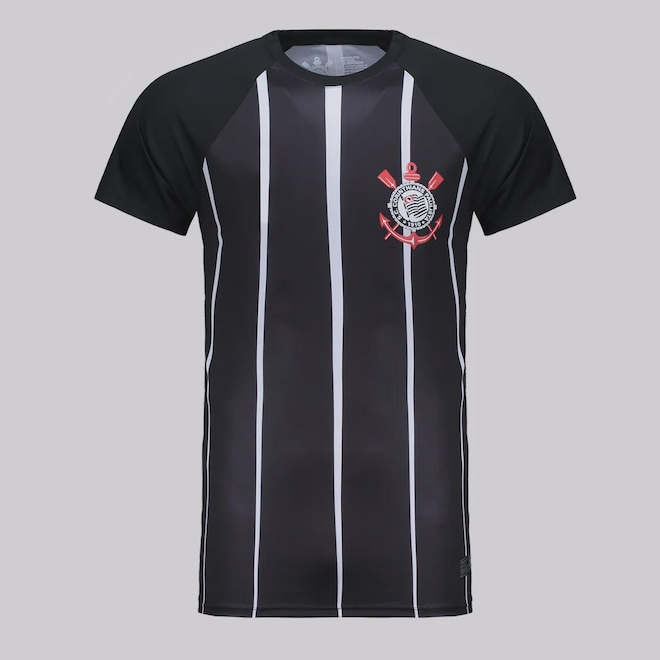 Camisa do Corinthians Classic Listrada Futfanatics Masculina - Foto 1