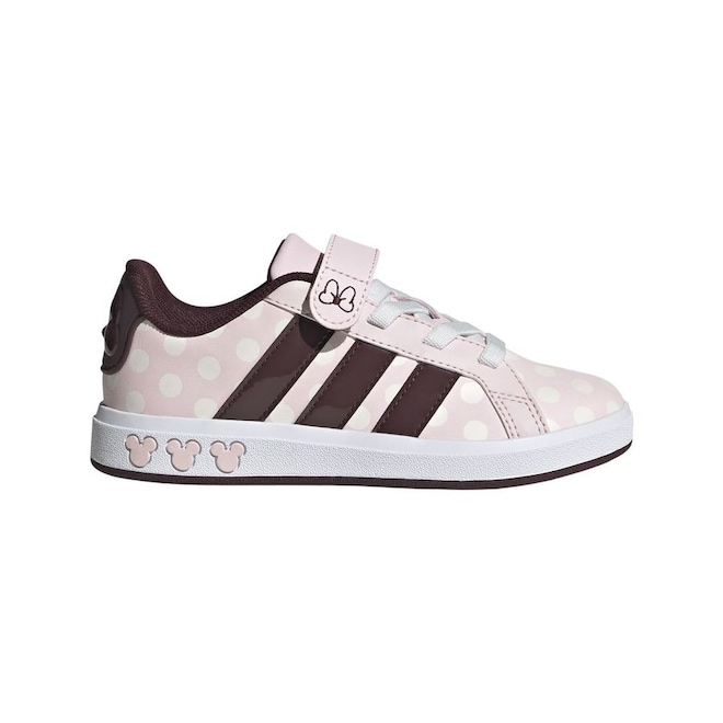 Tênis Infantil Adidas Grand Court Minnie El K - Foto 1