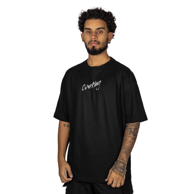 Camiseta Overking Oversized Balaclava Masculina - Foto 1